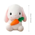 thumbnail image 2 of Cheinxy Bunny Stuffed Animal Ultra Soft Plush Easter Rabbit with Carrot for Girls and Boys Birthday Children's Day Gifts (8.6 Inch), 2 of 6