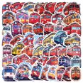 thumbnail image 1 of Pegatinas de anime de vinilo impermeables para locomotoras, 50 unidades por lote, 1 of 4