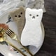 thumbnail image 2 of Esponjas para fregar en la cocina Esponja para fregar multiusos resistente a los arañazos para platos Ollas y sartenes Esponja de limpieza con forma de gato de tres capas (paquete de 4) (gato) Namotu WMXL-154, 2 of 7
