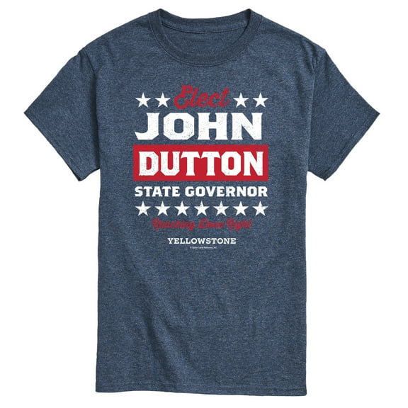 Yellowstone - Elect John Dutton Governor - Men's Short Sleeve Graphic T-Shirt