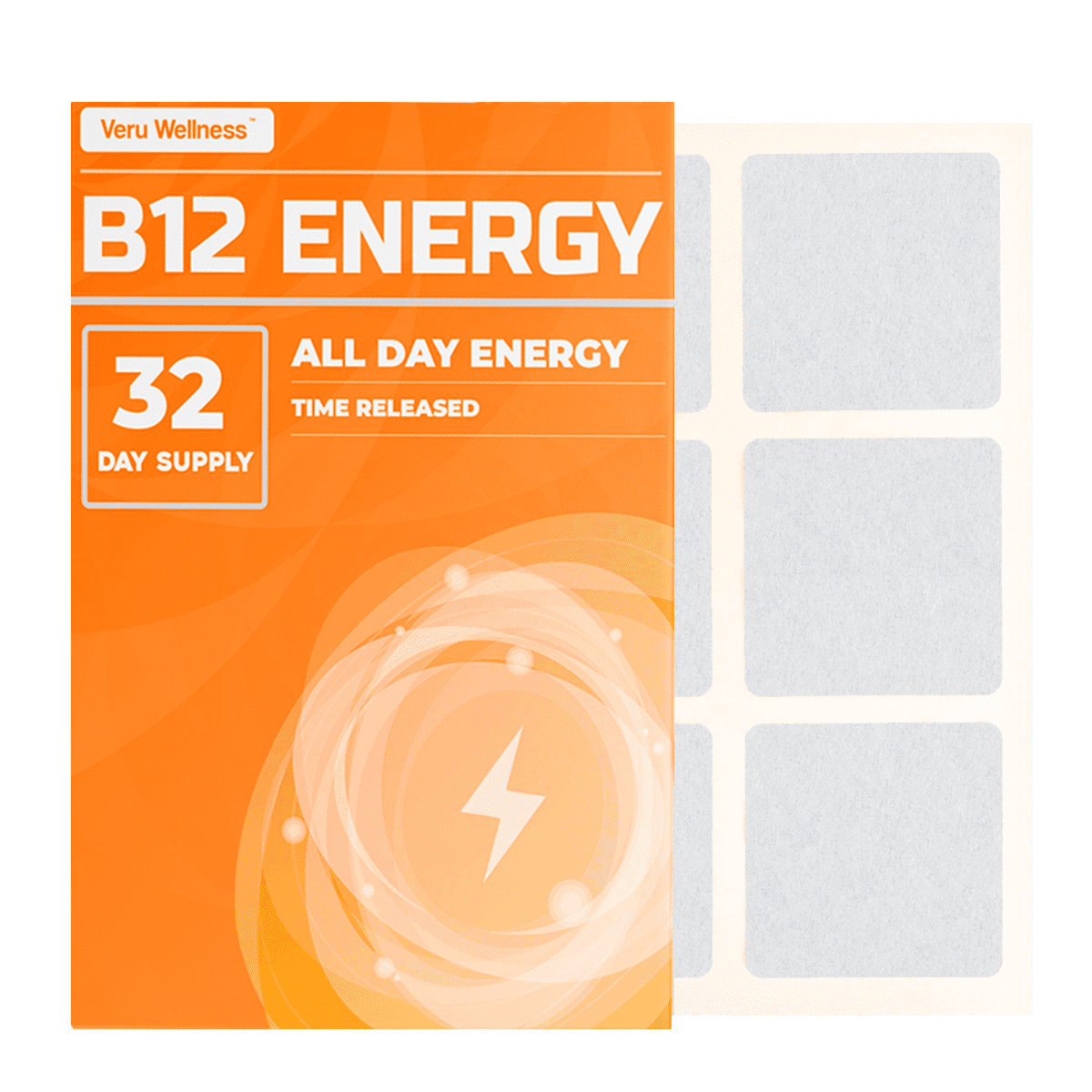 Veru Wellness Energy Patches Instant Improved Energy and Focus with