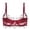 Red, variant on HGIEYS Womens Floral Lace Bralettes Mesh See Through Strappy Wireless Bras