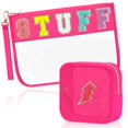 thumbnail image 1 of Set de bolsas de maquillaje cosmético BuyCard Stuff Bag, 2 unidades, para mujer, 1 of 6