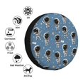 thumbnail image 4 of Fotbe Astronaut Funda de Llanta de Repuesto con Estampado, Engrosada, Ajuste Universal para Jeep, Remolque, RV, SUV, Camión-16 inch, 4 of 6