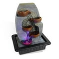 thumbnail image 1 of SereneLife SLTWF87LED Décoration de Fontaine d'Eau de Table avec LED, 1 of 1