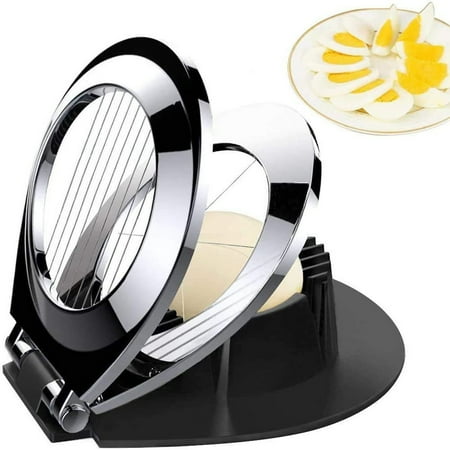 

Shishian Egg Separator With Multiple Petals * 1 Egg Slicer Egg Slicer For Hard Boiled Eggs Egg Cutter Heavy Duty For Egg Strawberry Soft Fruit Stainless Wire With Slicing Silver Abs （Clearance）