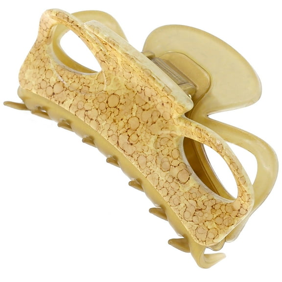 Camila Paris CP3236 French Hair Clip for Women, Mustard, Girls Hair Claw Clips Jaw Fashion Durable and Styling Hair Accessories for Women, Strong Hold No Slip Grip, Made in France