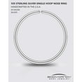 thumbnail image 4 of Body Candy Body Candy Seamless Ring Nose Ring Hoop for Women 14k Real Gold Filled and 925 Silver Nose Piercing Jewelry Conch Helix Septum Hoops for Women 14k Real Gold Filled and 925 Silver, 4 of 4