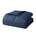thumbnail image 2 of Nestl All Season Goose Down Alternative Comforter, Twin/Twin XL, Navy, 2 of 6
