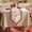 B, variant on Tuscom Red Tassel Table Runner for Christmas and New Year, Polyester Decorative Tablecloth with Openwork Design for Dining Table, Coffee Table, TV Cabinet, Holiday Party and Home Decor, 47x12in