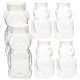 thumbnail image 5 of 6pcs Bear Shaped Honey Bottles Candy Storage Jars Transparent Honey Containers, 5 of 5