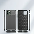 thumbnail image 5 of for iPhone 11 Pro Max Case Carbon Fiber Patterned, Military-Grade Drop Protection Cover, Slim Shockproof TPU Rubber for iPhone 11 Pro Max Anti-Scratch,Supports Wireless Charging,Black, 5 of 9