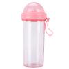 thumbnail image 2 of Botella De Agua Camping Botella de agua para bebidas y deportes al aire libre con taza de pajita doble de 600 ml (rosa) Likrtyny Para Estrenar, 2 of 4