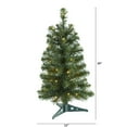 thumbnail image 4 of Nearly Natural 2' Green Artificial Christmas Tree with 35 LED Lights and 72 Bendable Branches, 4 of 7