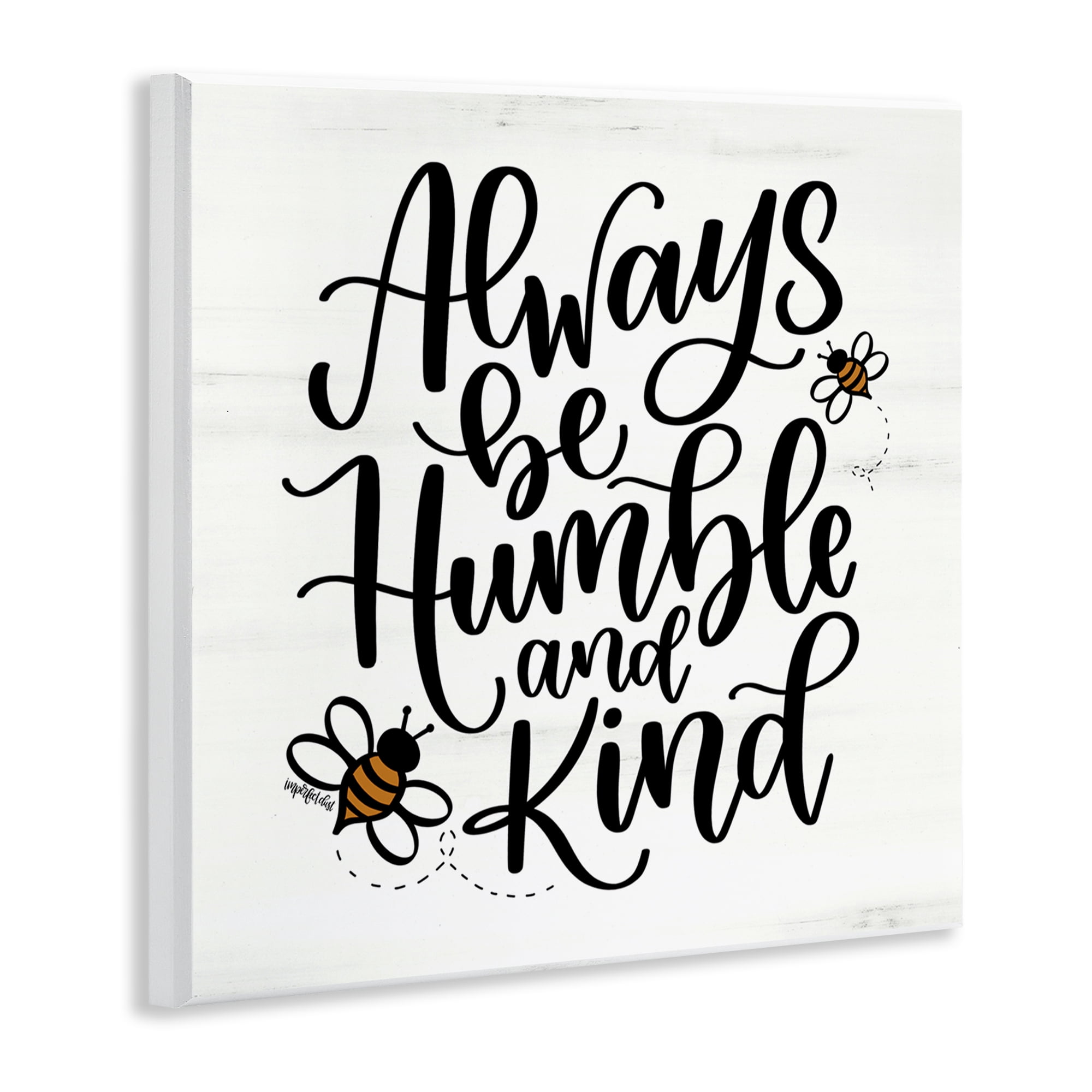 Stupell Industries Inspiring Humble & Kind Animals Painting Unframed Art Print Wall Art, 12 x 12