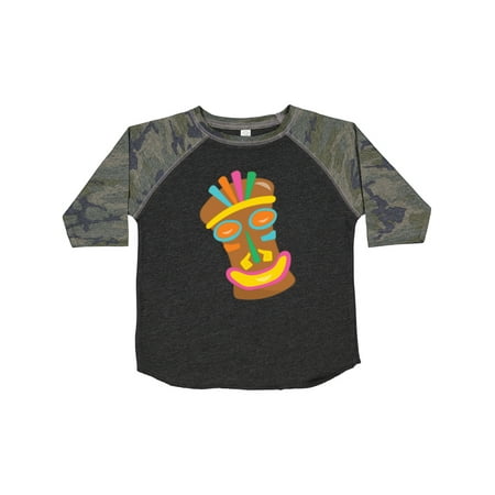 

Inktastic Happy Tiki Face Gift Toddler Boy or Toddler Girl T-Shirt
