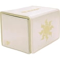 thumbnail image 1 of Ultra Pro - Mana 8 Alcove Edge Deck Box - Plains for Magic: The Gathering, Store & Protect up to 100 Standard Size MTG Cards, Great for Commander Deck, Side Loading Deck Box, Premium Leatherette, 1 of 2