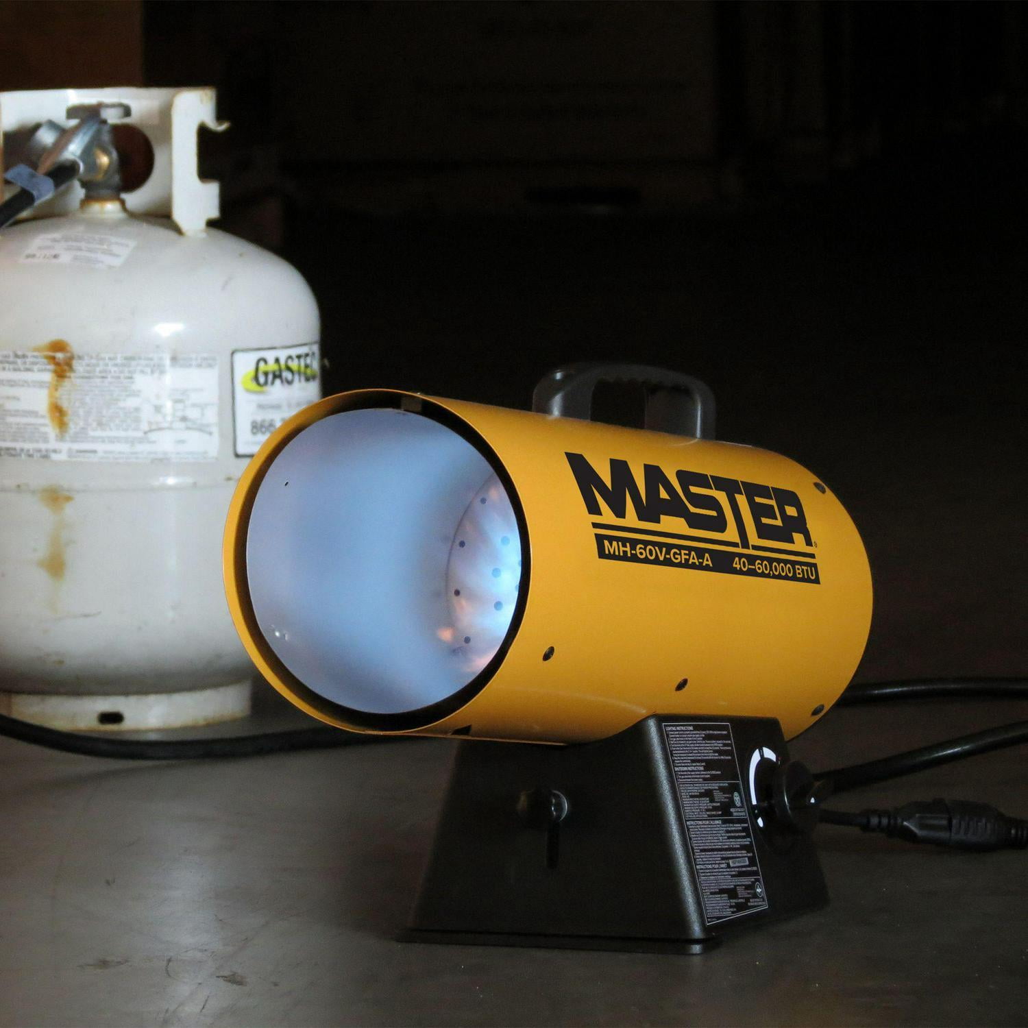 Master Propane Forced Air Torpedo Heater, 60,000 BTU - Walmart.com