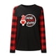 thumbnail image 3 of Día de San Valentín Moda Mujer Casual Manga larga Impreso Señoras Sudaderas Tops delgados Fridja hkj824, 3 of 8