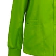 thumbnail image 3 of Womens Scrub Jacket Workwear Snap Front Warm-up Scrubs Jacket, 3 of 4