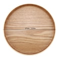 thumbnail image 6 of Eotvia Round Serving Tray Natural Wood for Household Coffee Shop, 6 of 8