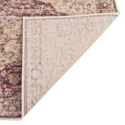 Unique Loom Deepa Collection Area Rug - Regalia (2' x 3' Rectangle Lavender/Beige)