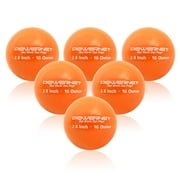PowerNet Weighted Baseballs for Hitting Training, Baseball Training Equipment for Throwing & Batting, Build Muscle & Strength, 6 Balls 2.8" (18 Oz - Orange)