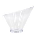 thumbnail image 4 of Curved Plastic Candy Bowl, Clear, Dia. 6.5" x 5.39" H, Party Favors, Way to Celebrate, 4 of 6