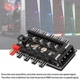 thumbnail image 2 of LHCER 10-channel Computer Chassis Motherboard 4Pin PWM Cooling Fan Hub Set Line Board, 4pin Fan Hub, Fan Hub, 2 of 8