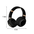 thumbnail image 2 of Bluetooth Headphones Over Ear, Wireless Headphones, Subwoofer Headsets, Soft for PC/Cell Phones/TV, 2 of 7