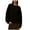 Black-Sweater, variant on Qetyuw Women's Fall Long Sleeve Sweaters Casual Loose Fit Crew Neck Chunky Jumper Solid Color Basic Pullover Sweater