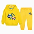 thumbnail image 2 of UAYOTSE Toddler Boys Pullover Hoodie and Jogger Pants 2‑Piece Outfit, Soft Knit Casual Playwear Set for Fall Winter Everyday Activities Size 11-12 Years, 2 of 4