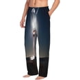thumbnail image 3 of Kdxio Peggy's Cove Lighthouse Print Men's Sleep Pajama Pant Lounge Pants with Pockets, 3 of 8