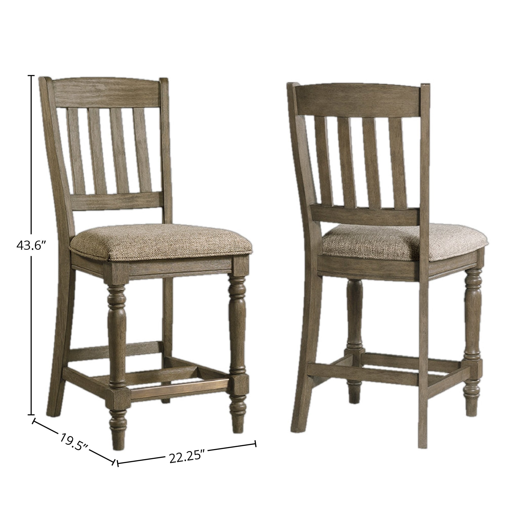 Intercon Balboa Park Slat Back Stool - Thumbnail 2