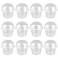 thumbnail image 1 of Clear 8 oz Fruit Cups with Lids - 20/150 Pack, 1 of 5