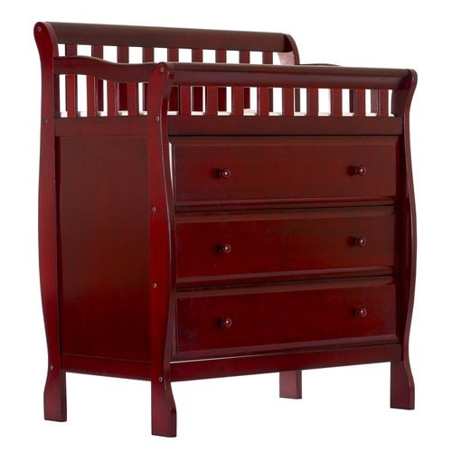 Dream On Me Marcus Changing Table And Dresser Cherry Walmart