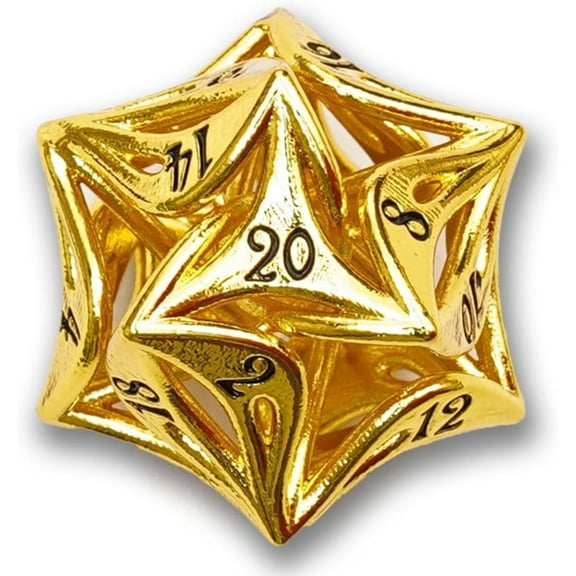 Metal Hollow Dice Role Playing Game Set