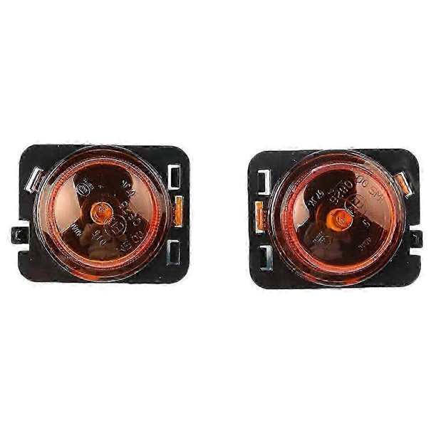 Car Side Marker Corner Fender Turn Signals Side Front Fender Turn Signals for Jeep Wrangler JK 55078 Edition 0630