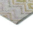 thumbnail image 4 of Addison Rugs Mayfield Washable Transitional Geometric Pearl Rectangle Rug, 3' x 5', 4 of 6