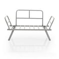 thumbnail image 5 of Metal Legs Futon Love Seat: Modern Style Compact Seating Solution for Apartments & Small Spaces, 5 of 6