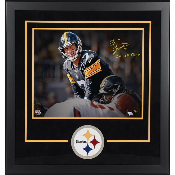 Ben Roethlisberger Pittsburgh Steelers Deluxe Framed Autographed 16