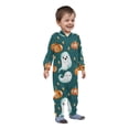 thumbnail image 2 of WXLWZYWL Family Halloween Pajamas Matching Sets Halloween Costumes 2024 Family Halloween Pumpkin Spider Ghost Printed Pajamas Funny Zipper Hooded Jumpsuit Pjs Matching Onesie, 2 of 4