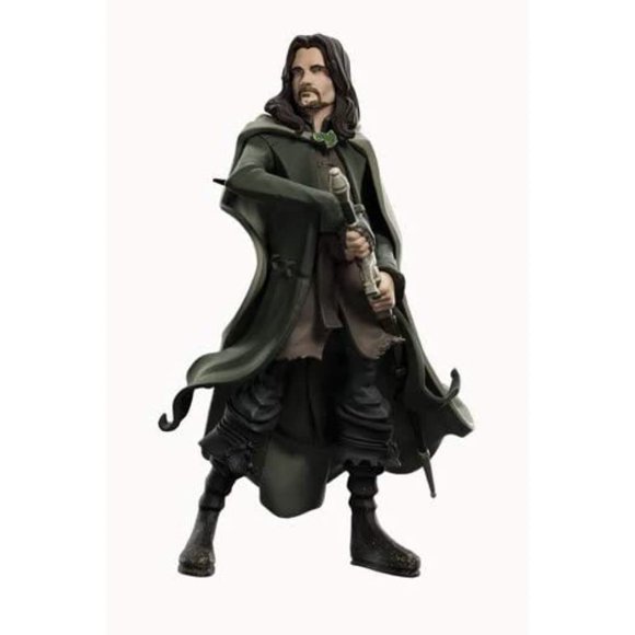 Weta Workshop Collectibles Lord of The Rings Mini Epics Vinyl Aragon 12 cm Figures, Gray, Standard