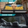 thumbnail image 6 of Psesaysky Highland Cow Sunflower Pickup Car Window Stickers, Weatherproof Truck Back Glass Decal See Through Perforated Truck Rear Window Decal for, 66.9 x 22.4 Inches, 6 of 8