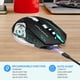 thumbnail image 5 of Ratón inalámbrico para juegos YONGSHENG Bluetooth RGB recargable 2,4 G, 5 of 5