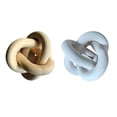 thumbnail image 1 of 2 piezas de cadena de madera decorativa de eslabones, artesanías bohemias, adornos creativos tallados a mano de madera Color Madera Blanco, 1 of 9