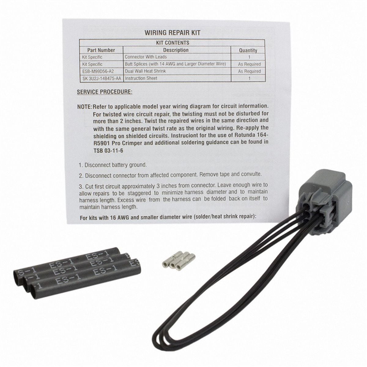 Motorcraft WPT-1413 Fuel Tank Pressure Transducer Sensor Connector Fits select: 2018 FORD F150, 2016-2023 FORD EXPLORER