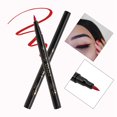 thumbnail image 4 of Delineador de ojos líquido resistente al agua de larga duración lápiz maquillaje de ojos herramienta cosmética rojo, 4 of 11
