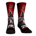thumbnail image 4 of Unisex Rock Em Socks Darth Vader & Stormtrooper Silver San Antonio Spurs Three-Pack Star Wars Crew Socks Set, 4 of 4