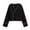 Black, variant on ZZwxWA Fall Contrast Stitching Jackets For Women Long Sleeve V Neck Buttons Cropped Coat Streetwear In Outerwear Tops Fashion Women's Casual Jacket Contrast Color